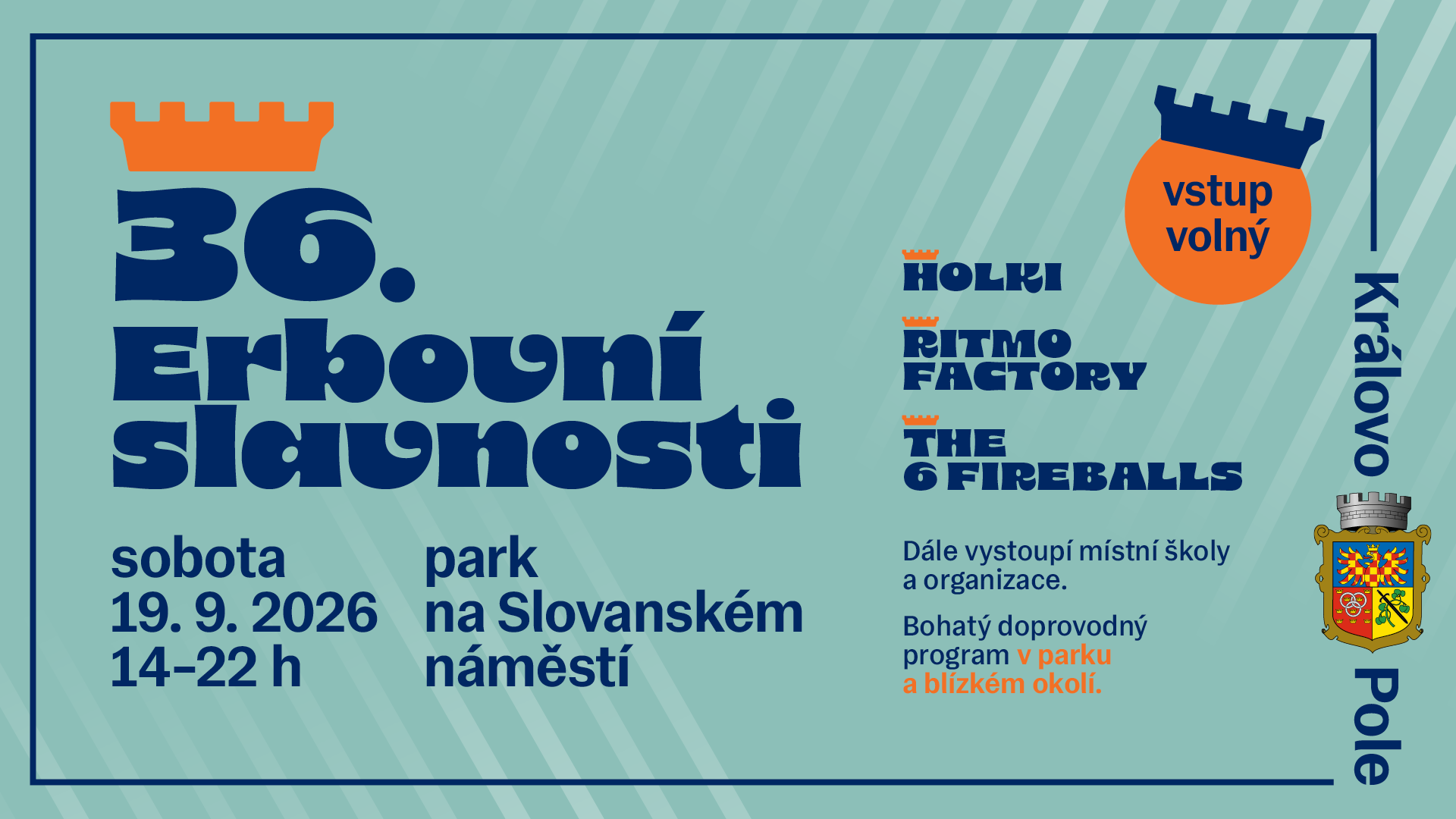 plakát erbovní slavnosti